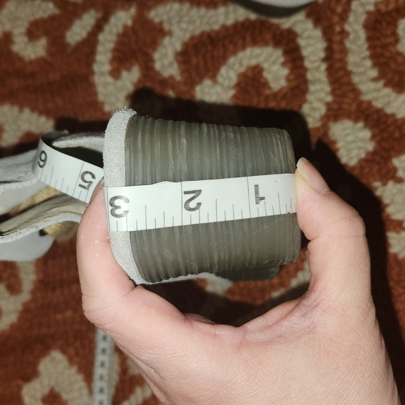 Fly London Yaba Women's Gray Suede Lace-Up Wedges Sandals Shoes Size: 40 - Picture 9 of 10